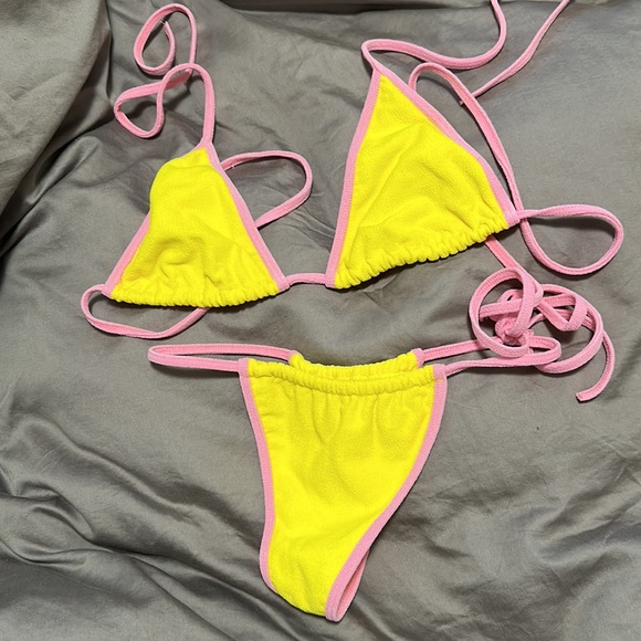 Khassani Swimwear - Caio Terry Bikini Top + Bottom and Laís Terry Skirt - Picture 5 of 10